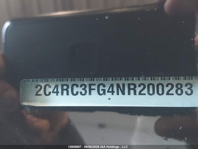 Продажа на аукционе авто 2022 Chrysler Pacifica Touring, vin: 2C4RC3FG4NR200283, номер лота: 12606667