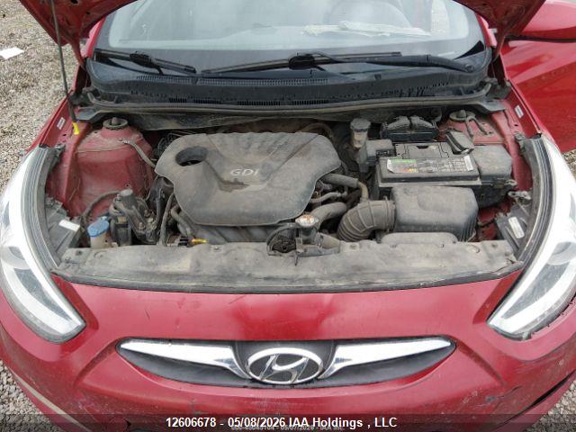 12606678 :رقم المزاد ، KMHCU4AE4EU643689 vin ، 2014 Hyundai Accent Gls/se مزاد بيع