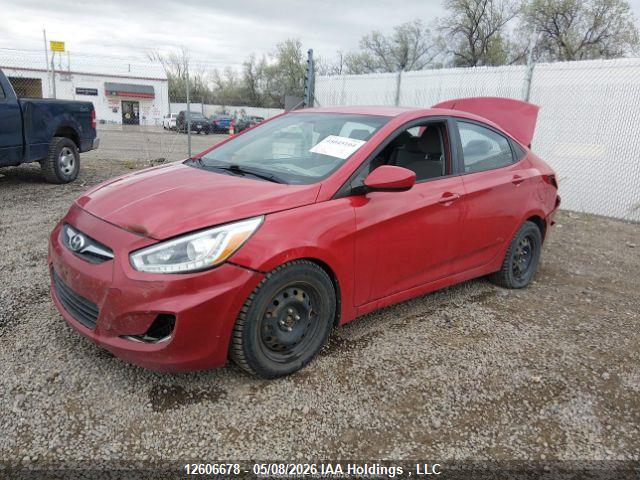 12606678 :رقم المزاد ، KMHCU4AE4EU643689 vin ، 2014 Hyundai Accent Gls/se مزاد بيع