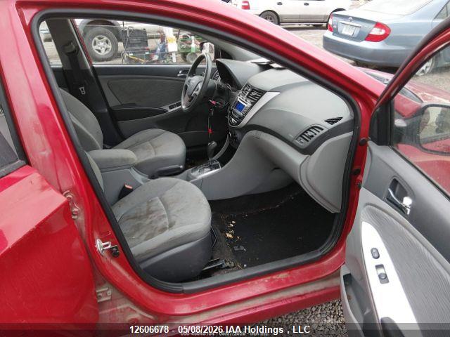 12606678 :رقم المزاد ، KMHCU4AE4EU643689 vin ، 2014 Hyundai Accent Gls/se مزاد بيع