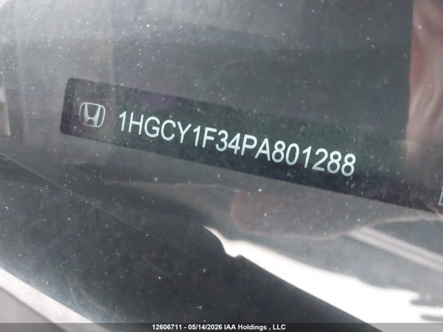 12606711 :رقم المزاد ، 1HGCY1F34PA801288 vin ، 2023 Honda Accord Ex مزاد بيع