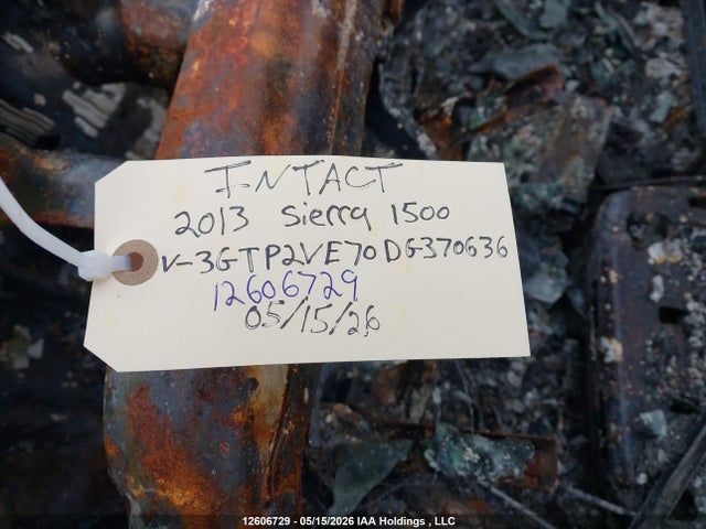 Aukcja sprzedaży 2013 Gmc Sierra K1500 Sle, vin: 3GTP2VE70DG370636, numer aukcji: 12606729
