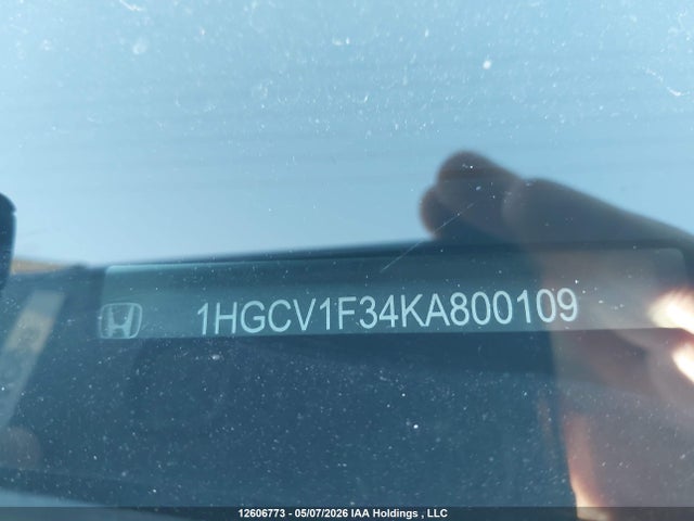 Продаж на аукціоні авто 2019 Honda Accord Sport 1.5t, vin: 1HGCV1F34KA800109, номер лоту: 12606773