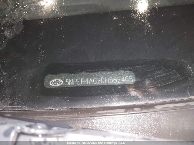 2013 Hyundai Sonata Gl მანქანა იყიდება აუქციონზე, vin: 5NPEB4AC2DH582465, აუქციონის ნომერი: 12606774
