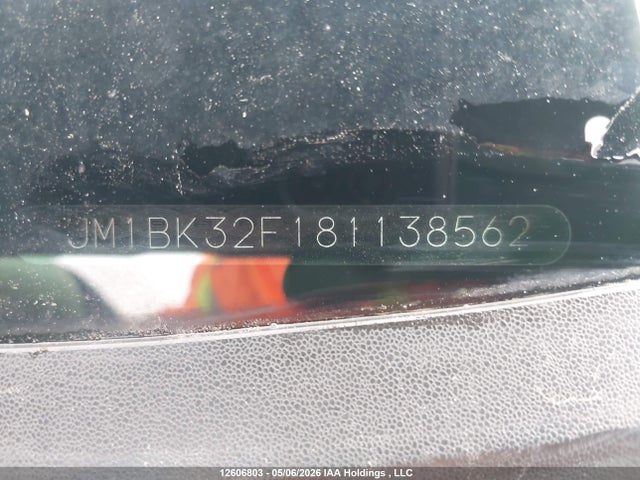12606803 :رقم المزاد ، JM1BK32F181138562 vin ، 2008 Mazda Mazda3 Gs/gx مزاد بيع