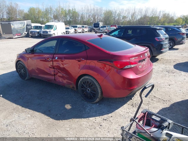 2015 Hyundai Elantra Gl მანქანა იყიდება აუქციონზე, vin: 5NPDH4AE2FH554860, აუქციონის ნომერი: 12606832