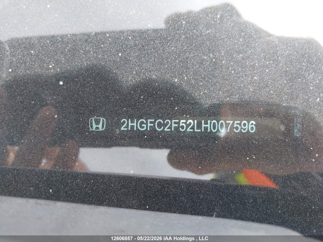 Honda Civic Lx 2020 2HGFC2F52LH007596 Image 17