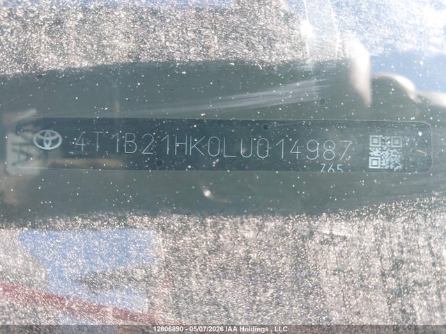 4T1B21HK0LU014987 Toyota Camry Hybrid Se