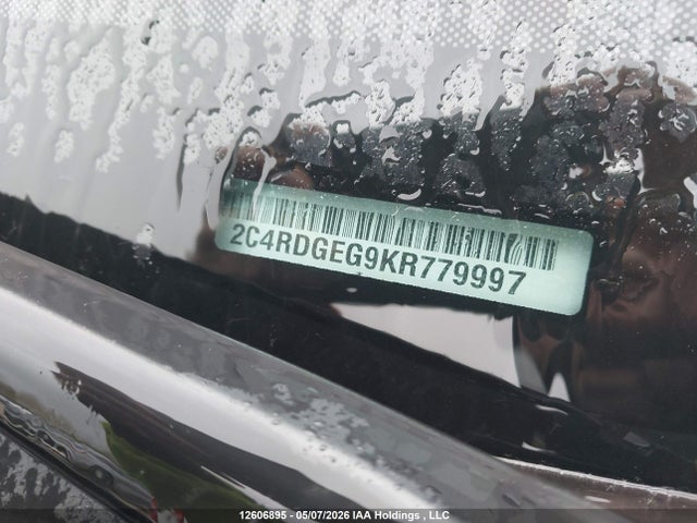 Продажа на аукционе авто 2019 Dodge Grand Caravan Gt, vin: 2C4RDGEG9KR779997, номер лота: 12606895