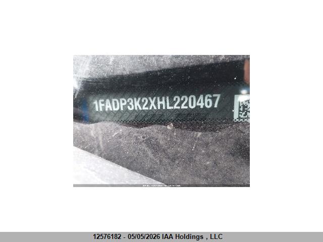 1FADP3K2XHL220467 Ford FOCUS SE