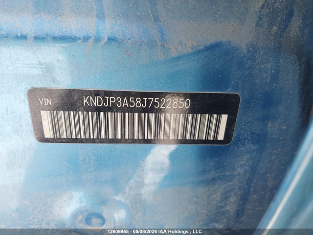 KIA SOUL + 2018 KNDJP3A58J7522850 Image 9