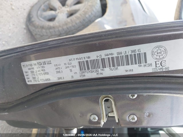 1C6RR7FG7KS641283 RAM 1500 Classic Tradesman