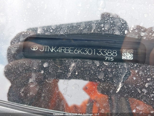 Aukcja sprzedaży 2019 Toyota Corolla, vin: JTNK4RBE6K3013388, numer aukcji: 12606969