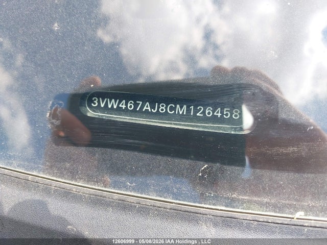 12606999 :رقم المزاد ، 3VW467AJ8CM126458 vin ، 2012 Volkswagen Jetta Gli مزاد بيع