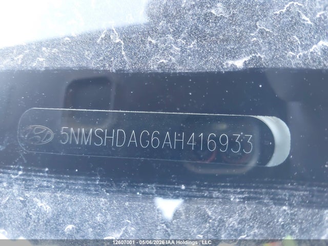 2010 Hyundai Santa Fe Limited 3.5 მანქანა იყიდება აუქციონზე, vin: 5NMSHDAG6AH416933, აუქციონის ნომერი: 12607001