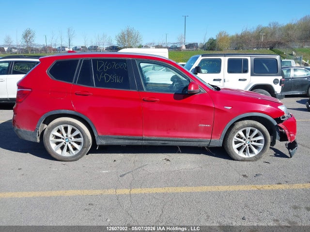 12607002 :رقم المزاد ، 5UXWX9C53F0D59161 vin ، 2015 Bmw X3 Xdrive28i مزاد بيع