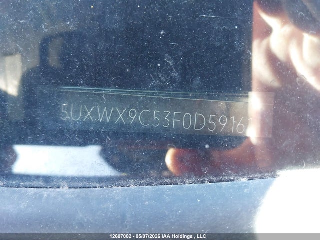 12607002 :رقم المزاد ، 5UXWX9C53F0D59161 vin ، 2015 Bmw X3 Xdrive28i مزاد بيع