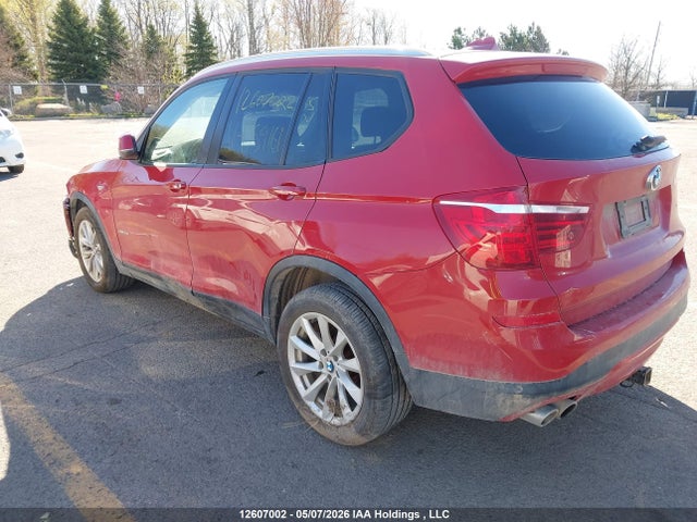 12607002 :رقم المزاد ، 5UXWX9C53F0D59161 vin ، 2015 Bmw X3 Xdrive28i مزاد بيع