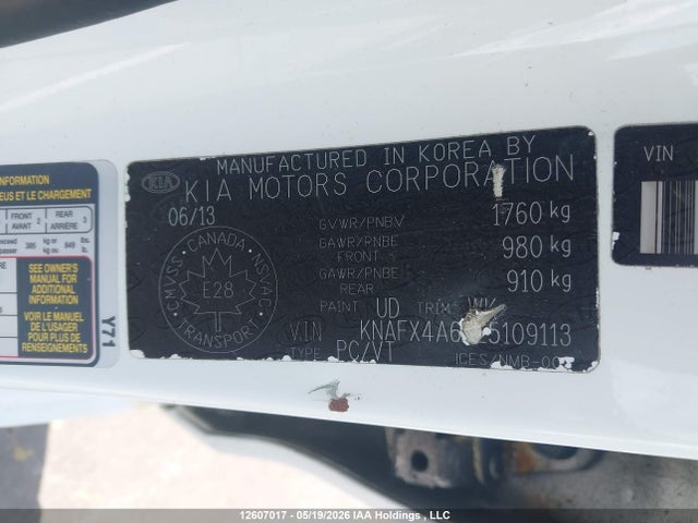 Aukcja sprzedaży 2014 Kia Forte Lx, vin: KNAFX4A69E5109113, numer aukcji: 12607017