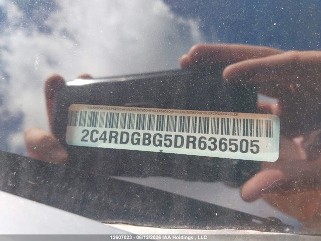 12607023 :رقم المزاد ، 2C4RDGBG5DR636505 vin ، 2013 Dodge Grand Caravan Se/sxt مزاد بيع
