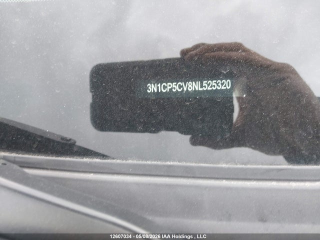 2022 Nissan Kicks Sv მანქანა იყიდება აუქციონზე, vin: 3N1CP5CV8NL525320, აუქციონის ნომერი: 12607034