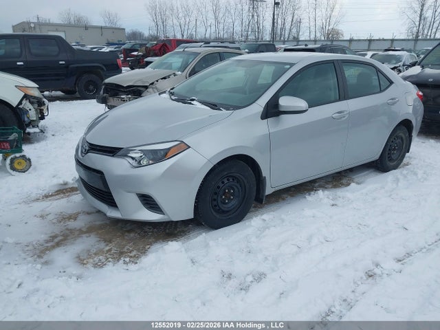 12552019 :رقم المزاد ، 2T1BURHE3FC240515 vin ، 2015 Toyota Corolla Le مزاد بيع
