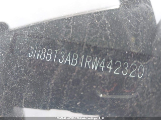 JN8BT3AB1RW442320 Nissan ROGUE S