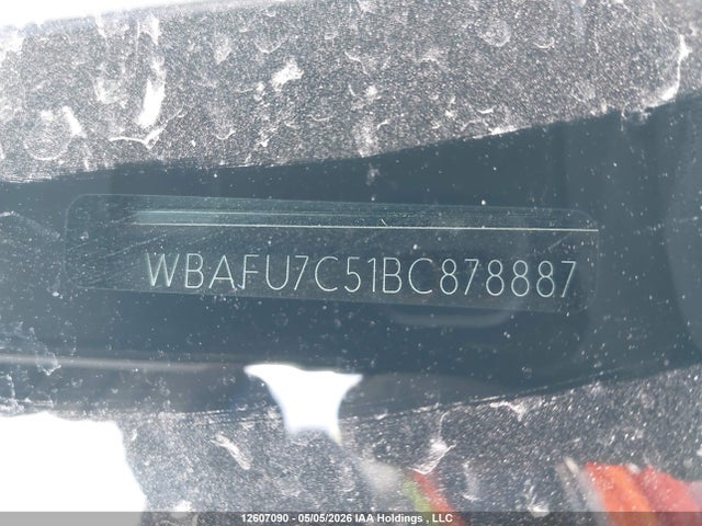 12607090 :رقم المزاد ، WBAFU7C51BC878887 vin ، 2011 Bmw 535 Xi مزاد بيع
