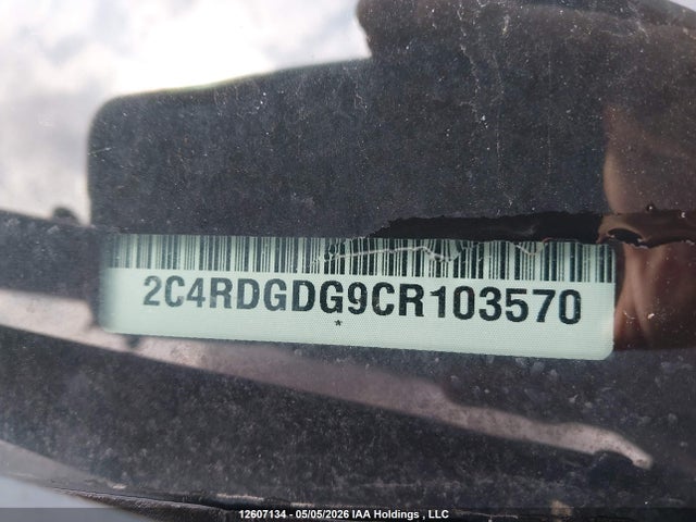 2012 Dodge Grand Caravan Crew მანქანა იყიდება აუქციონზე, vin: 2C4RDGDG9CR103570, აუქციონის ნომერი: 12607134