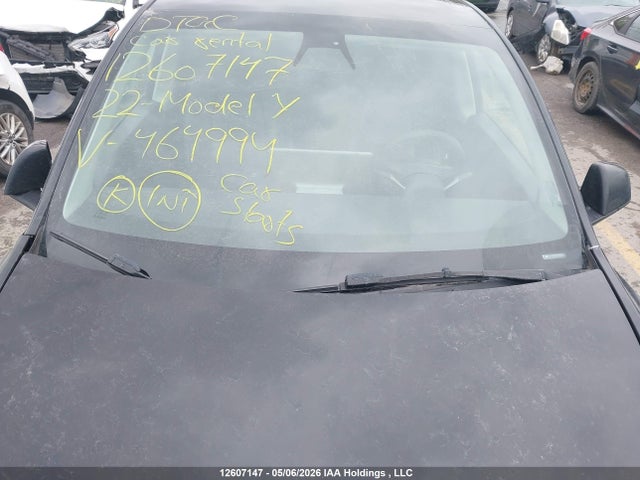2022 Tesla Model Y მანქანა იყიდება აუქციონზე, vin: 7SAYGDEE2NF464994, აუქციონის ნომერი: 12607147