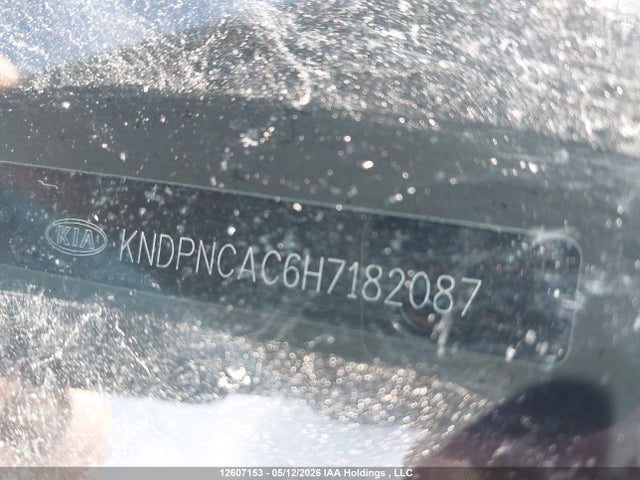 12607153 :رقم المزاد ، KNDPNCAC6H7182087 vin ، 2017 Kia Sportage مزاد بيع