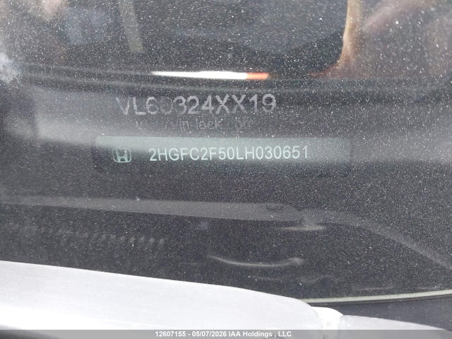 Honda Civic 2020 2HGFC2F50LH030651 Image 20