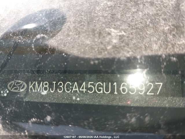 2016 Hyundai Tucson მანქანა იყიდება აუქციონზე, vin: KM8J3CA45GU165927, აუქციონის ნომერი: 12607187