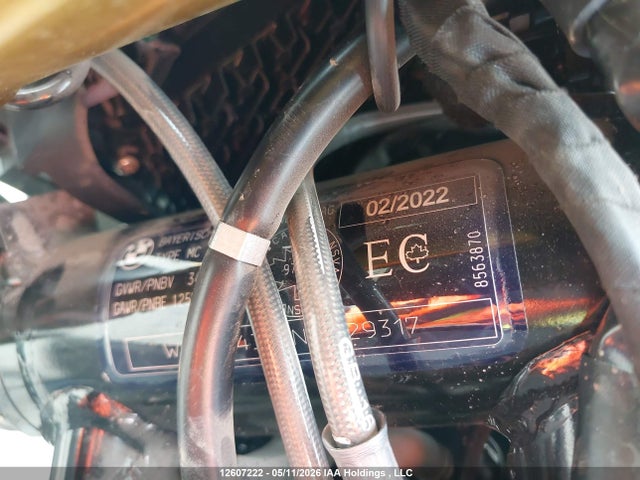 12607222 :رقم المزاد ، WB30G4306NRA29317 vin ، 2022 Bmw G310 R مزاد بيع
