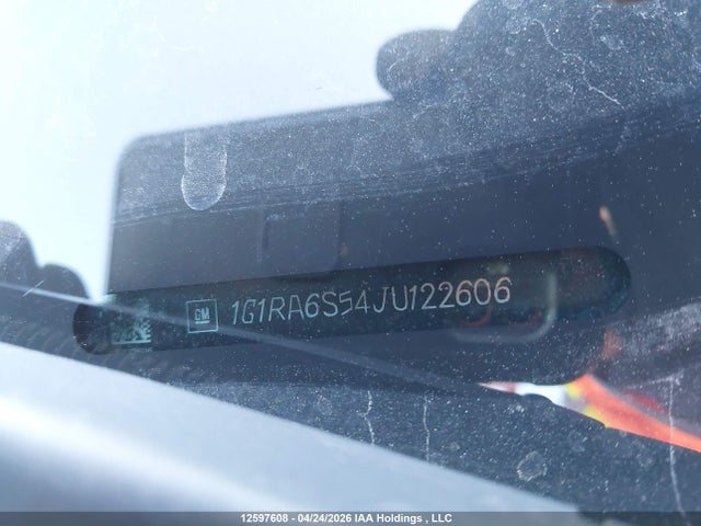 1G1RA6S54JU122606 Chevrolet VOLT LT