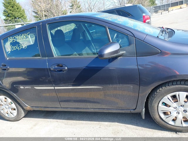 12596185 :رقم المزاد ، VNKKTUD31EA004305 vin ، 2014 Toyota Yaris Le مزاد بيع