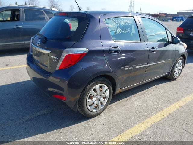 12596185 :رقم المزاد ، VNKKTUD31EA004305 vin ، 2014 Toyota Yaris Le مزاد بيع