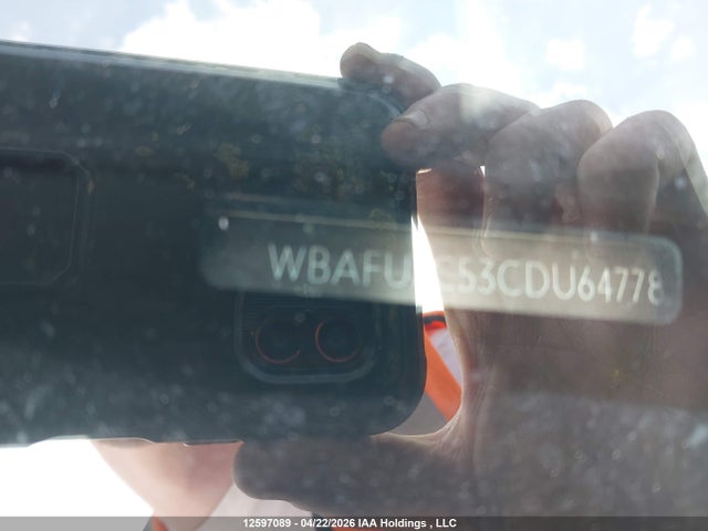Продаж на аукціоні авто 2012 Bmw 535i Xdrive, vin: WBAFU7C53CDU64778, номер лоту: 12597089