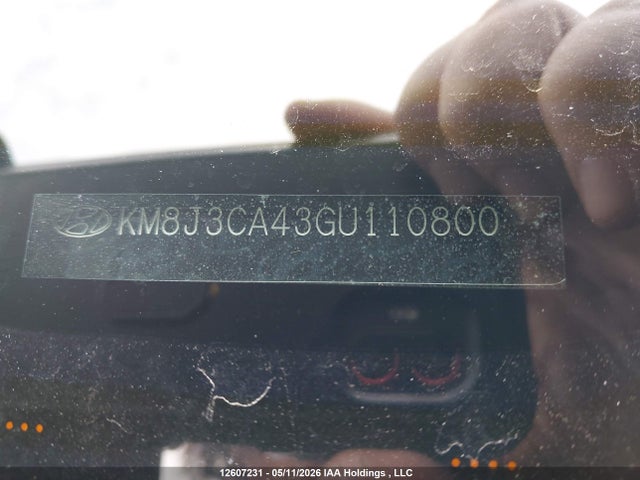 Продажа на аукционе авто 2016 Hyundai Tucson, vin: KM8J3CA43GU110800, номер лота: 12607231