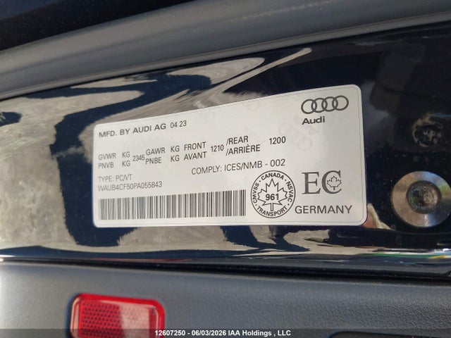 Audi S5 Prestige 2023 WAUB4CF50PA055843 Image 9