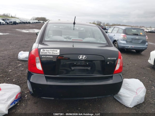 2010 Hyundai Accent Gls მანქანა იყიდება აუქციონზე, vin: KMHCN4BC6AU393764, აუქციონის ნომერი: 12607281