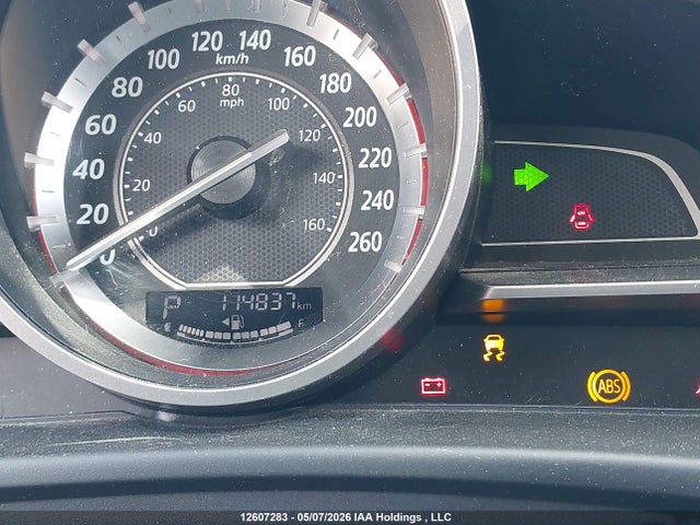 12607283 :رقم المزاد ، JM1BM1U79E1152693 vin ، 2014 Mazda 3 Sport مزاد بيع