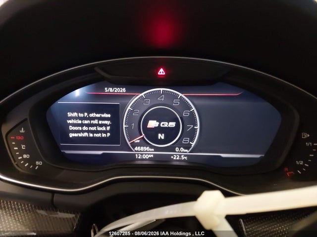 12607285 :رقم المزاد ، WA1C4AFY1K2073514 vin ، 2019 Audi Sq5 Prestige مزاد بيع