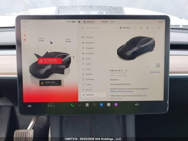 Tesla Model Y Long Range 2023 7SAYGDEE7PF591730 Image 7