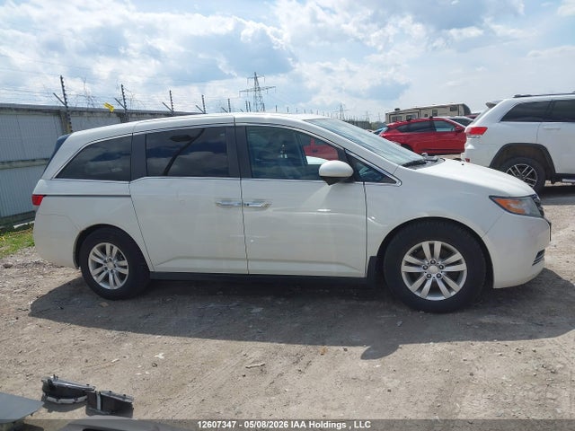 2017 Honda Odyssey Ex-l მანქანა იყიდება აუქციონზე, vin: 5FNRL5H68HB500991, აუქციონის ნომერი: 12607347