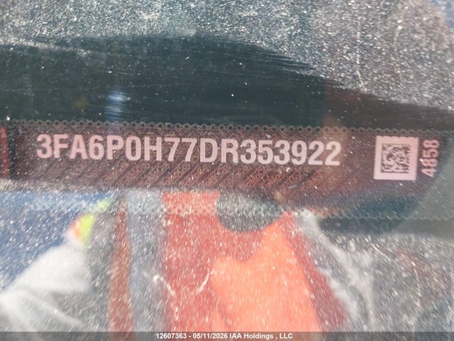 Продаж на аукціоні авто 2013 Ford Fusion Se, vin: 3FA6P0H77DR353922, номер лоту: 12607363
