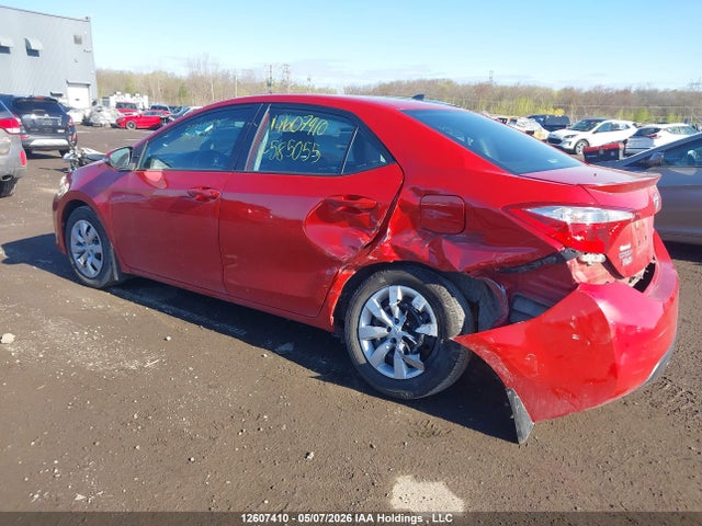 12607410 :رقم المزاد ، 2T1BURHE8GC585055 vin ، 2016 Toyota Corolla مزاد بيع