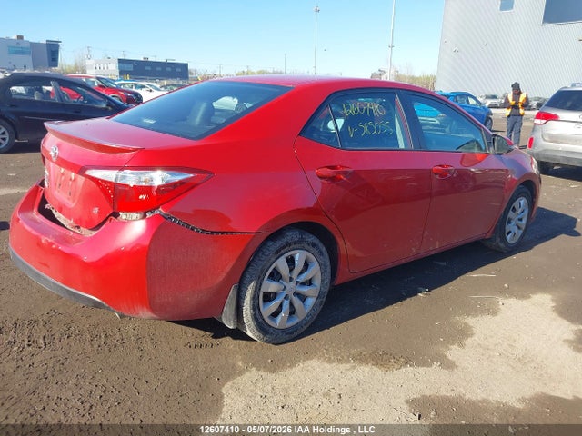 12607410 :رقم المزاد ، 2T1BURHE8GC585055 vin ، 2016 Toyota Corolla مزاد بيع