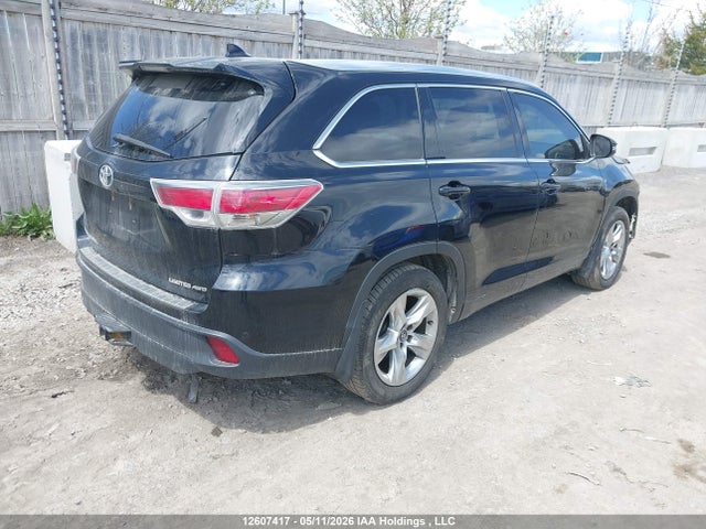 12607417 :رقم المزاد ، 5TDDKRFH7GS332425 vin ، 2016 Toyota Highlander Limited مزاد بيع