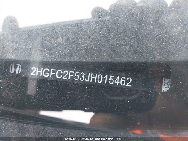 Продажа на аукционе авто 2018 Honda Civic, vin: 2HGFC2F53JH015462, номер лота: 12607429